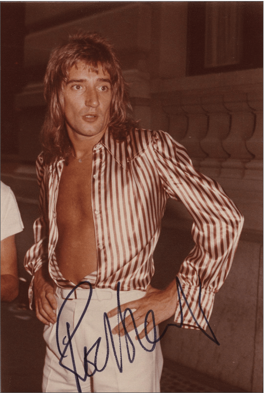 Rod Stewart, signature